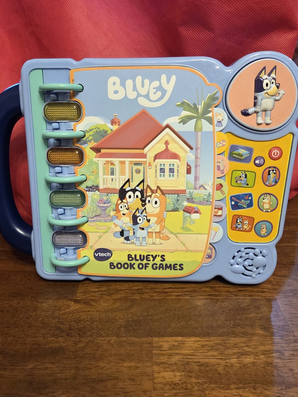 VTech Bluey’s Book of Games - Light Blue Interactive Learning Toy